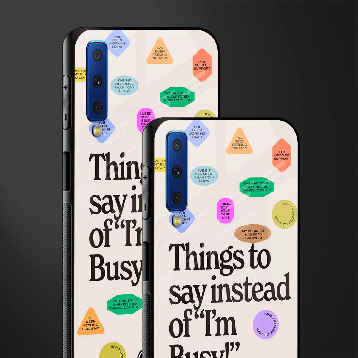 10 Things To Say Phone Case for Samsung Galaxy A7 2018 | Glass Case