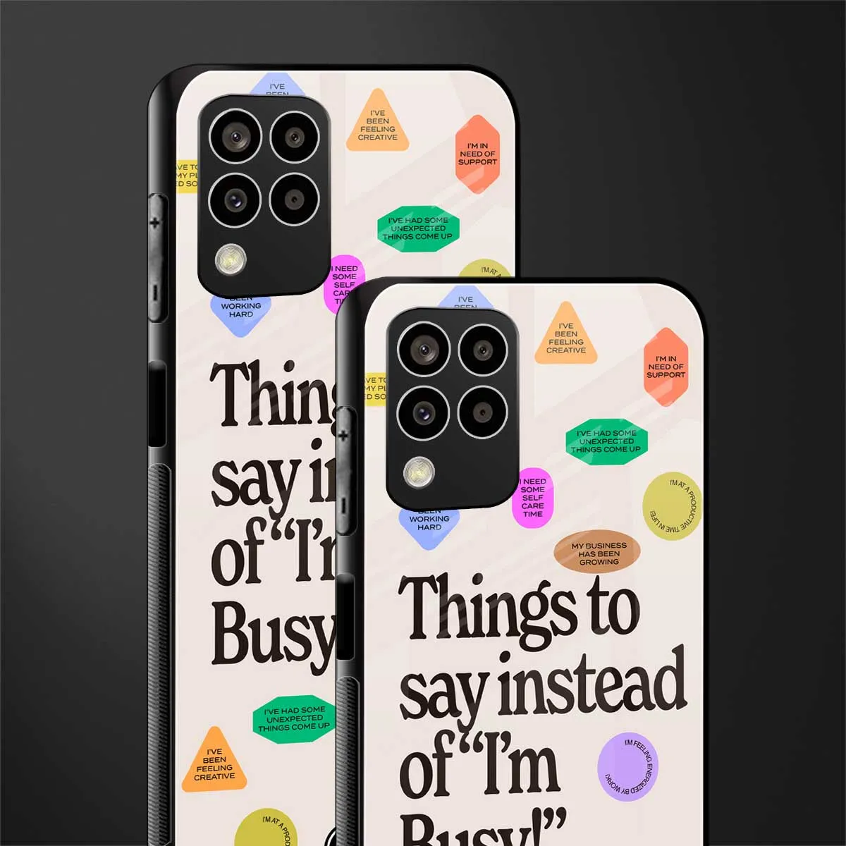 10 Things To Say Phone Case for Samsung Galaxy M33 5G | Glass Case