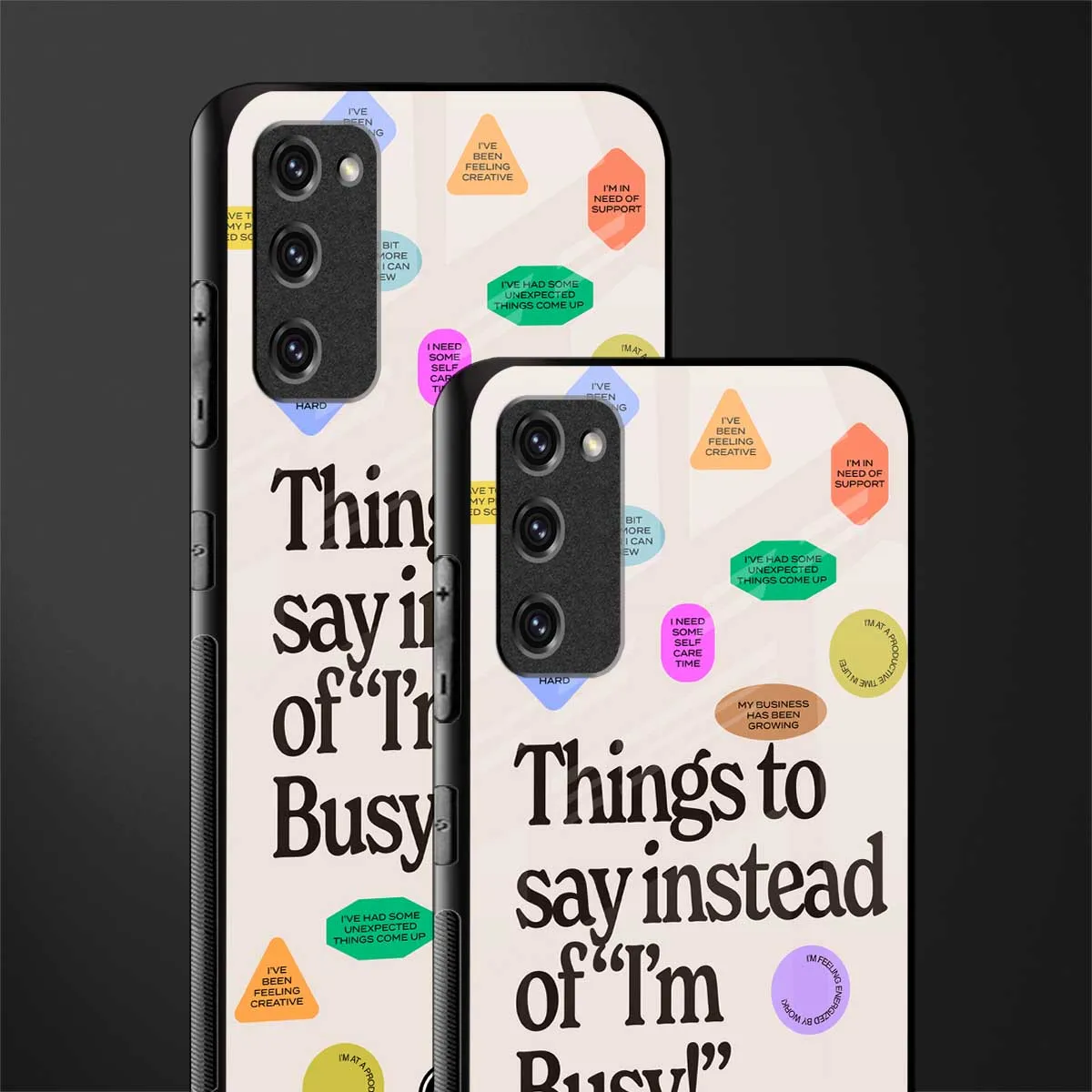 10 Things To Say Phone Case for Samsung Galaxy S20 FE | Glass Case