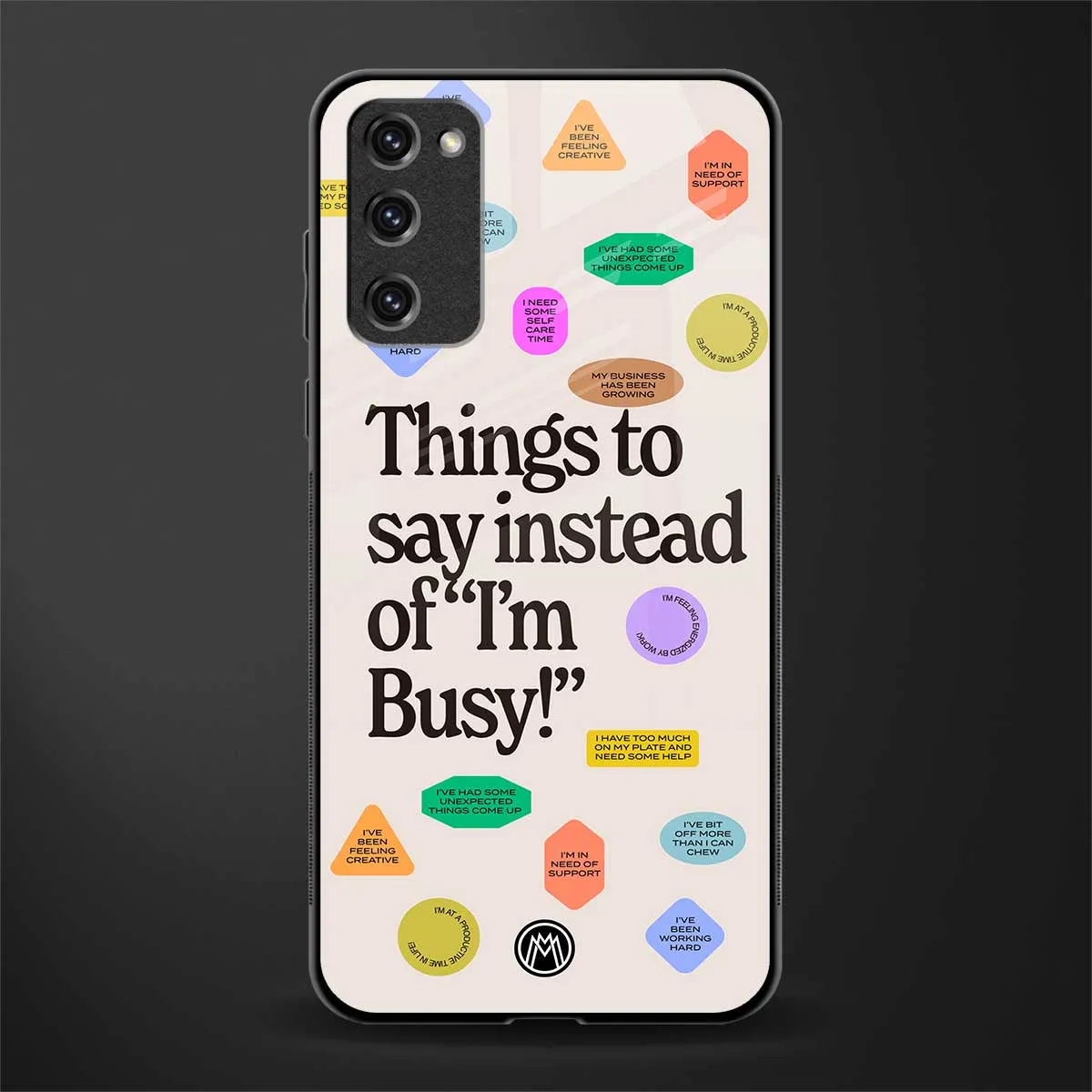 10 Things To Say Phone Case for Samsung Galaxy S20 FE | Glass Case