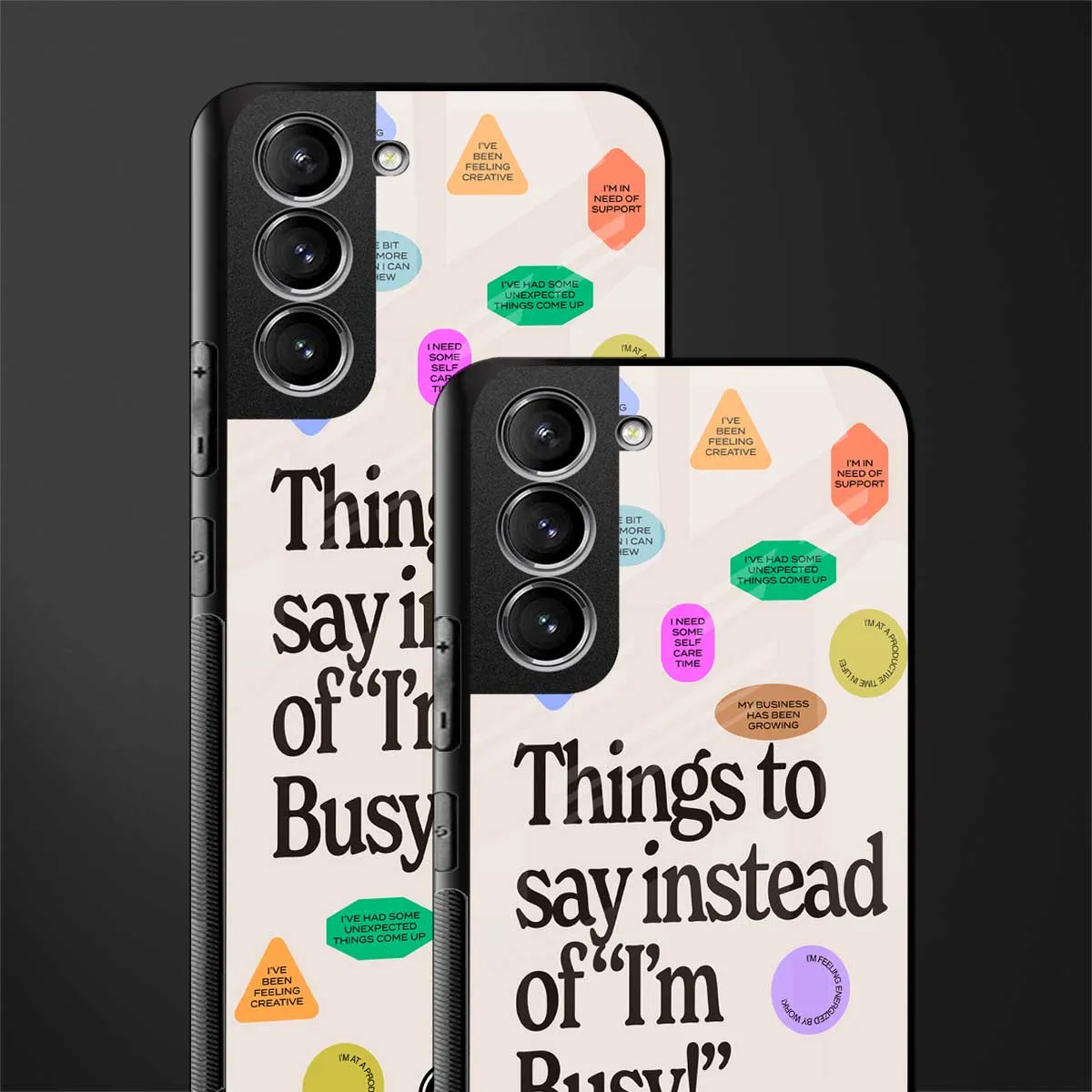 10 Things To Say Phone Case for Samsung Galaxy S21 | Glass Case