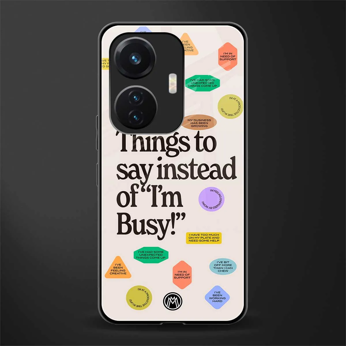 10 Things To Say Phone Case for Vivo T1 44W 4G | Glass Case