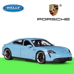 1:24 Porsche Taycan Turbo S Alloy Model Car