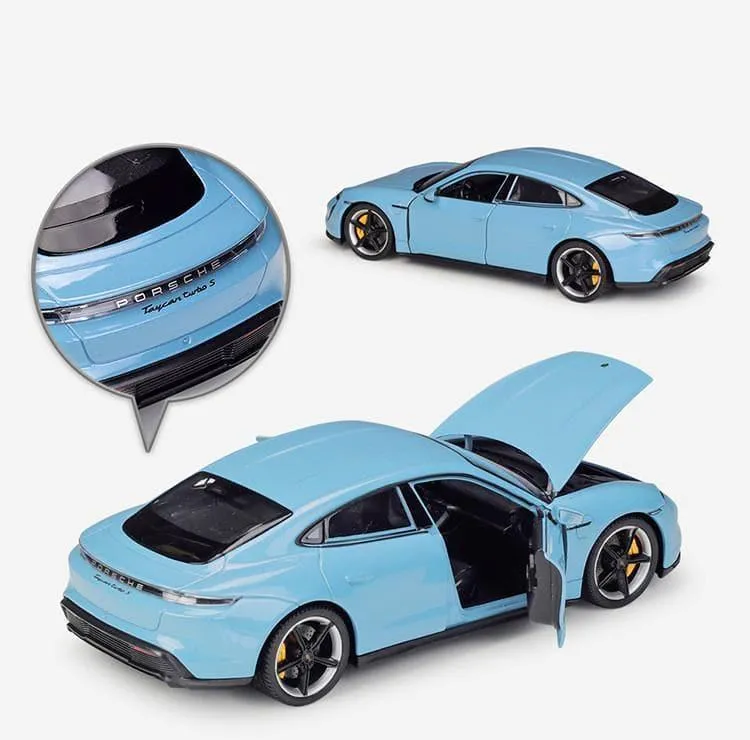 1:24 Porsche Taycan Turbo S Alloy Model Car