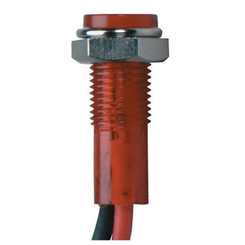 12V LED Assembly with 6mm Holder - Red