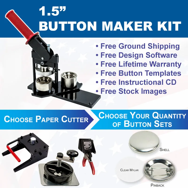 1.5" Button Maker Kit