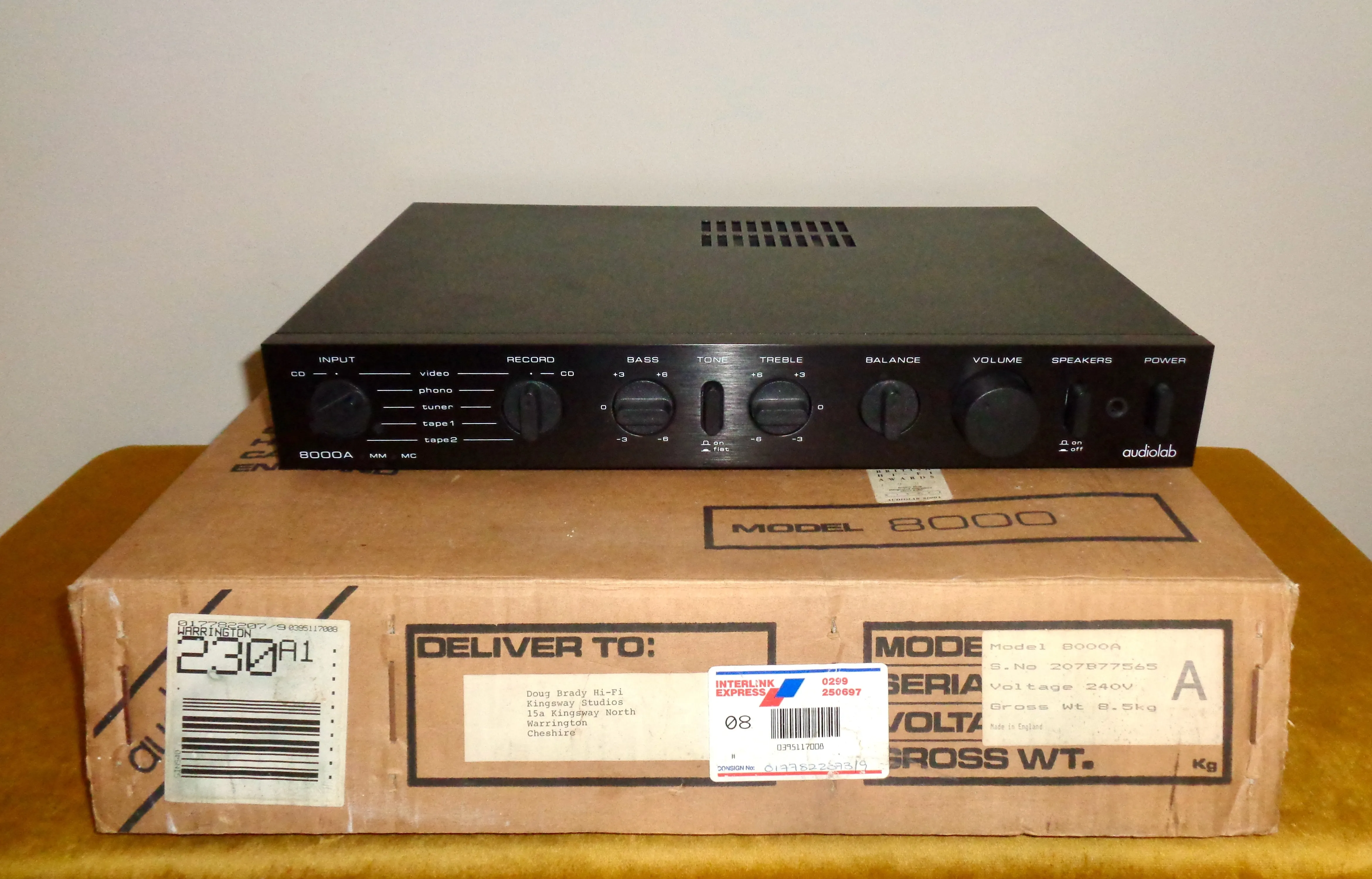 1990s Stereo Audiolab 8000A Integrated Amplifier