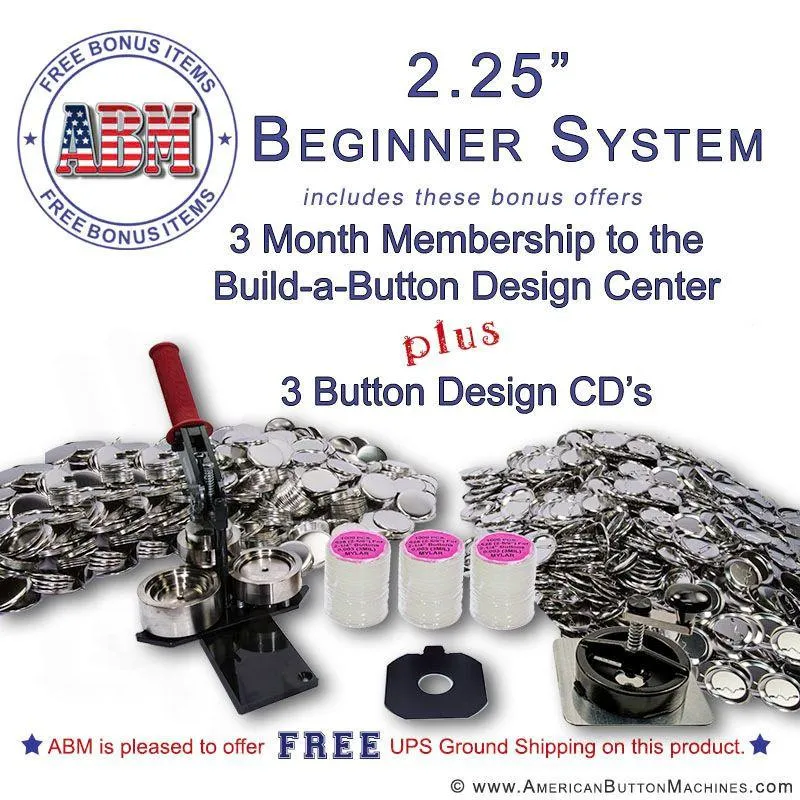 2.25" Button Maker Kit