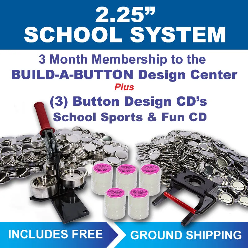 2.25" Professional School Series Button Maker Kit