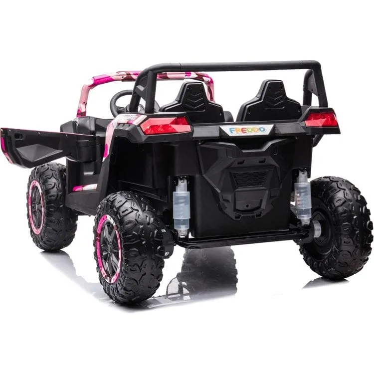 24V 4x4 Freddo Dune Buggy Buccaneer 2 Seater Ride on - Pink