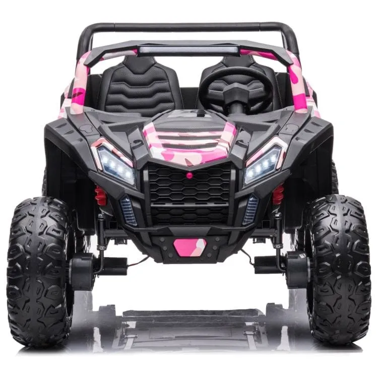 24V 4x4 Freddo Dune Buggy Buccaneer 2 Seater Ride on - Pink