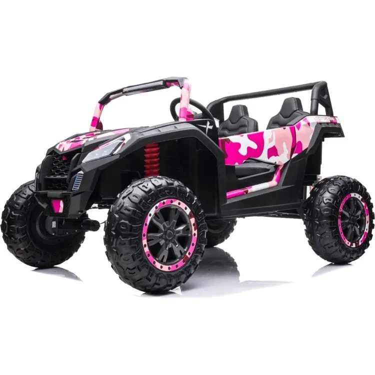 24V 4x4 Freddo Dune Buggy Buccaneer 2 Seater Ride on - Pink