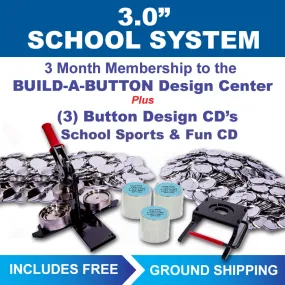 3 Inch Professional School Series Button Maker Kit