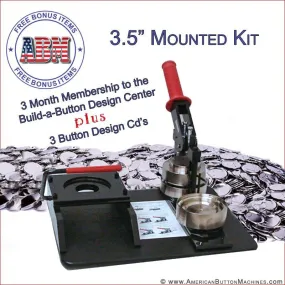 3.5" Mounted Photo Button Making Kit