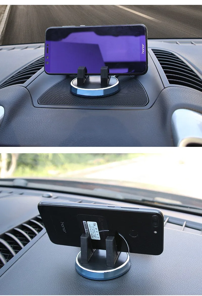 360° Rotating Luminous Number Display Phone Holder