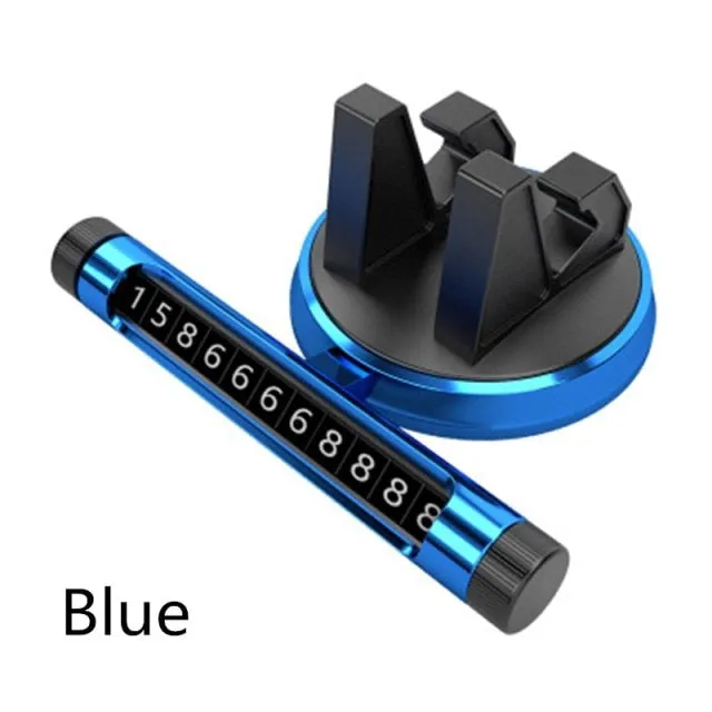 360° Rotating Luminous Number Display Phone Holder