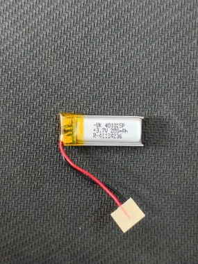 3.7V 200mAH  401025P Lithium Polymer Battery 4x10x25mm ET7633