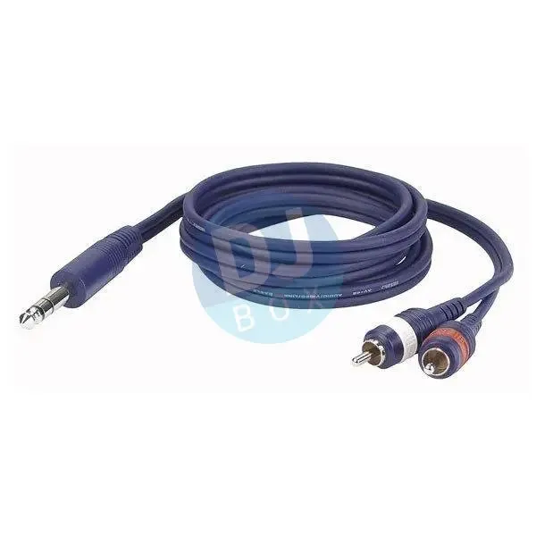 3m 2x RCA to 1x Stereo Jack