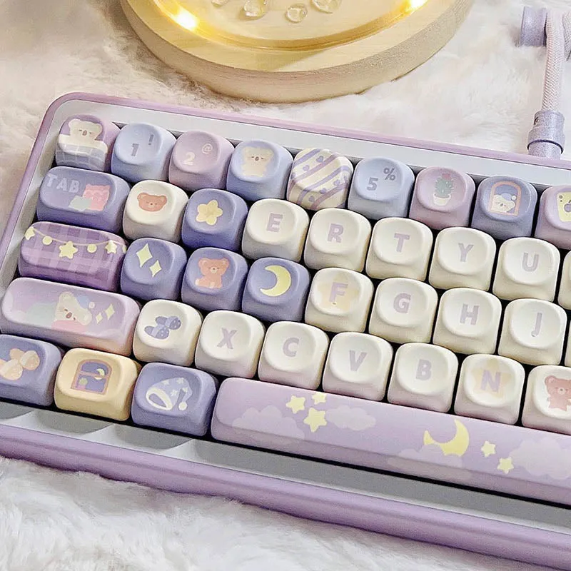 ACGAM Nice Dream PBT Keycap Set MOA Profile 140 Keys