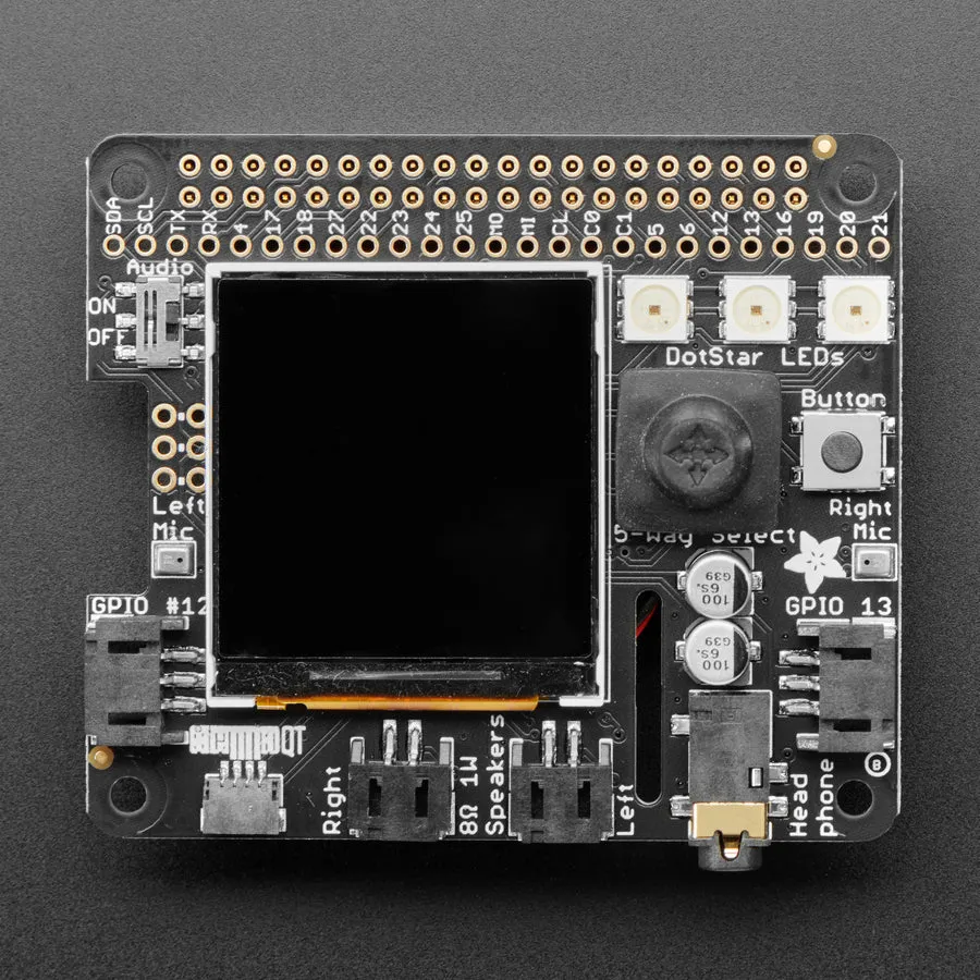 Adafruit BrainCraft HAT - Machine Learning for Raspberry Pi 4