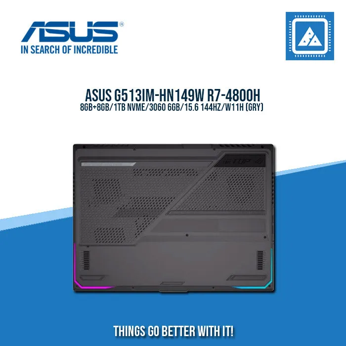 ASUS ROG STRIX G15 G513IM-HN149W R7-4800H/8GB 8GB/1TB NVME/3060 6GB | BEST FOR GAMING AND AUTOCAD LAPTOP