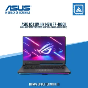 ASUS ROG STRIX G15 G513IM-HN149W R7-4800H/8GB 8GB/1TB NVME/3060 6GB | BEST FOR GAMING AND AUTOCAD LAPTOP