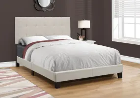 Bed - Full Size / Beige Linen