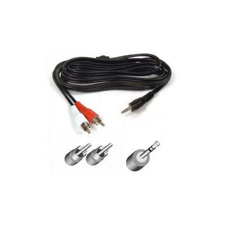 Belkin F8V235-06 Y-Audio Cable Stereo Mini Male to 2 RCA Male 6FT