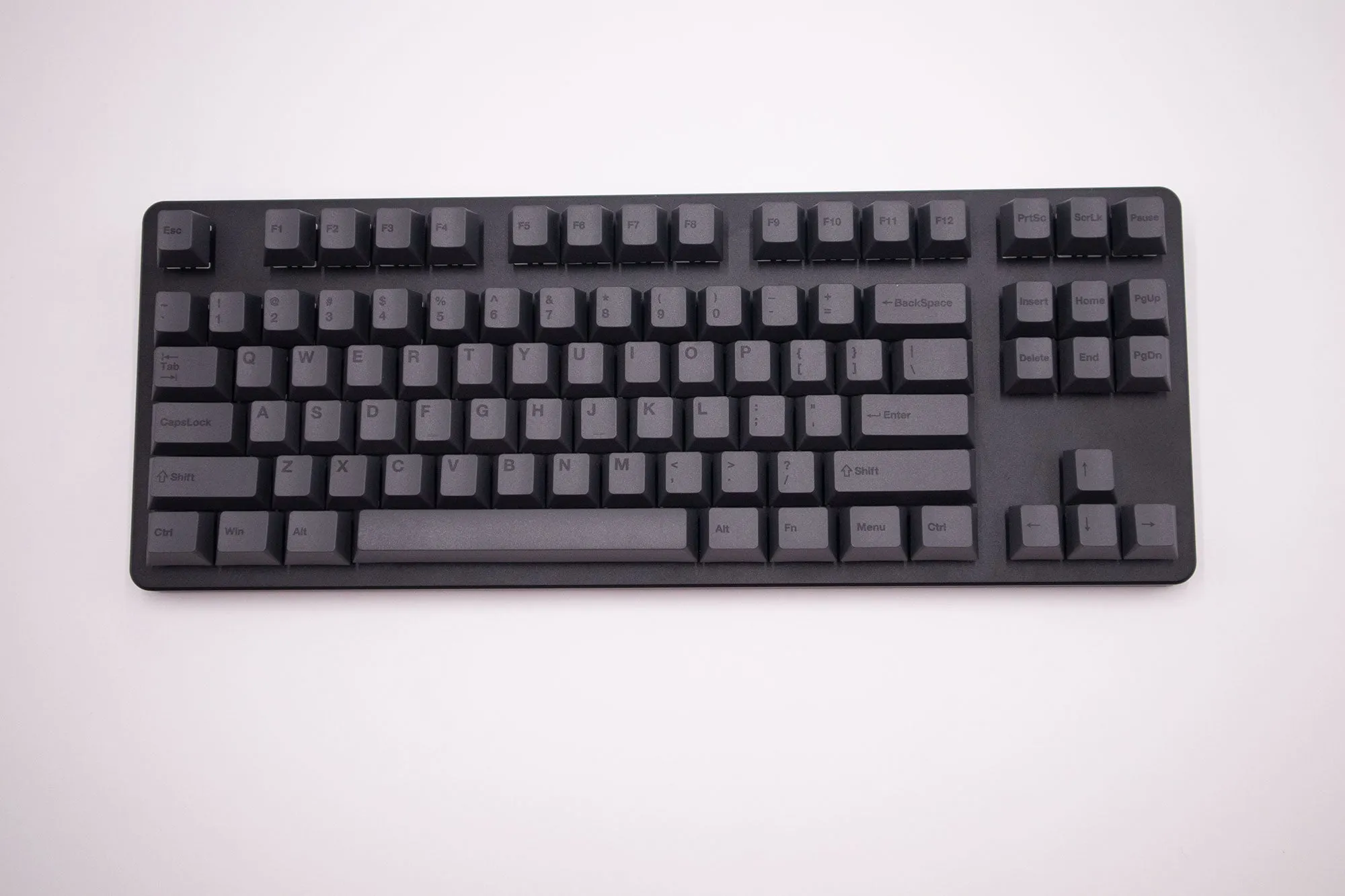 Black on Charcoal PBT Cherry Profile Keycaps, 146 Cap Set