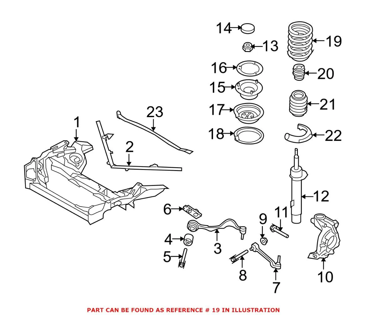 BMW Coil Spring – Front 31336767367