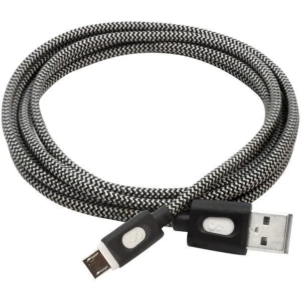 BT Saphire SA4-787-2 PwrMate Charge & Sync Micro-USB Cable, 3.3ft (Black)