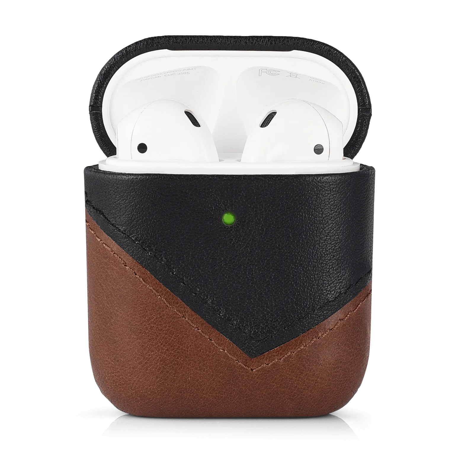 Bullstrap Men's Leather AirPods Case with Micofiber Internal Lining