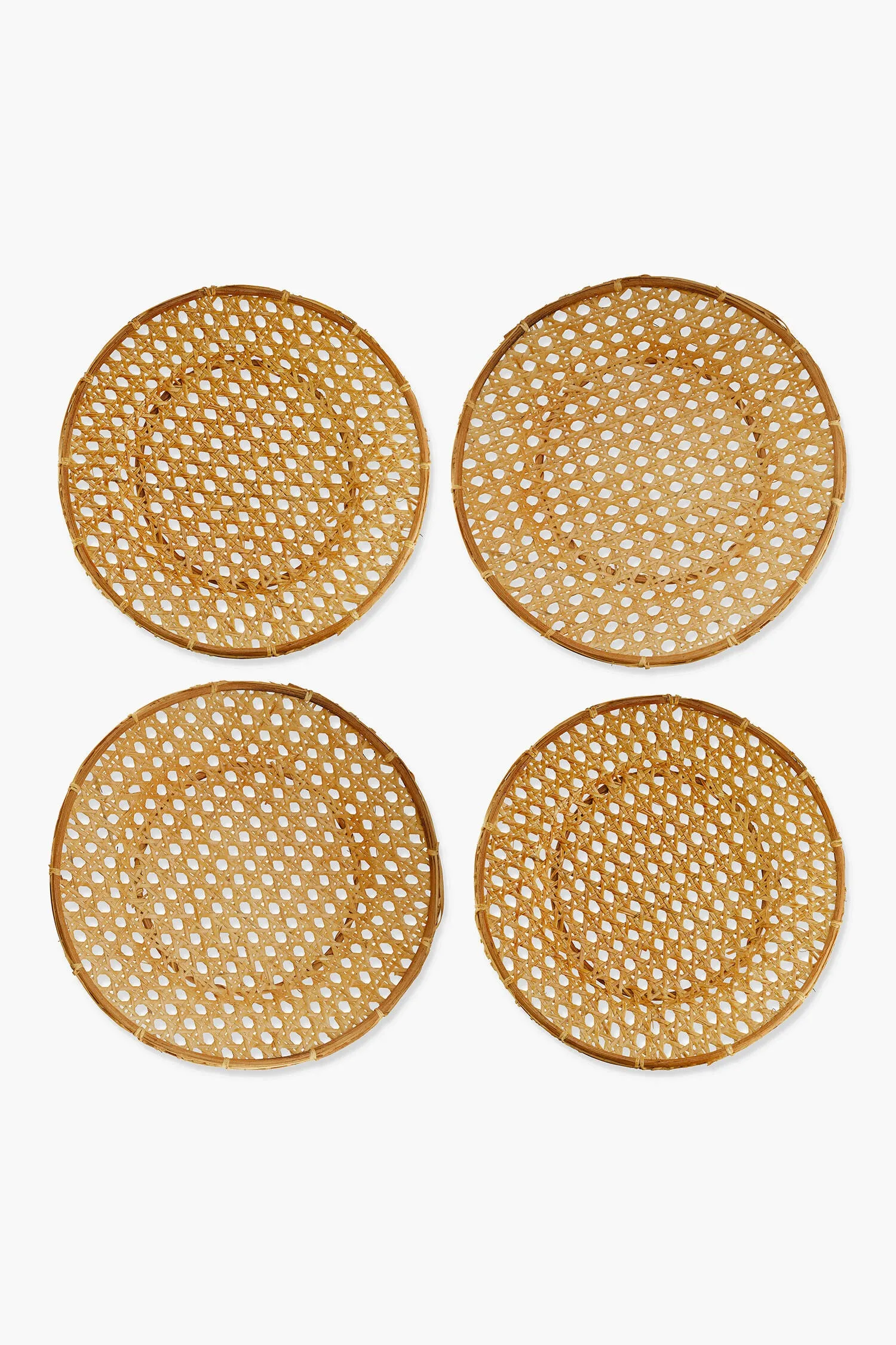 Cane Chargers Set of 4