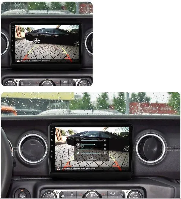 Car Dealz 10.2" Android 10.0 Jeep Wrangler 2018 w CAM In Dash Plus OEM Fascia