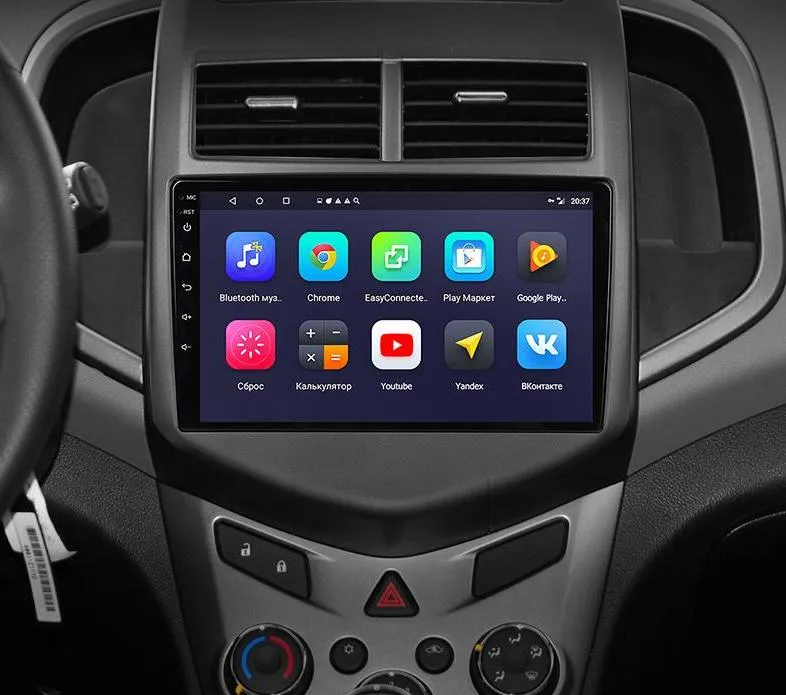 Car Dealz 9" Android 10.0 Chevrolet Aveo 2 Holden Barina 2011-2015 In Dash Plus OEM Fascia