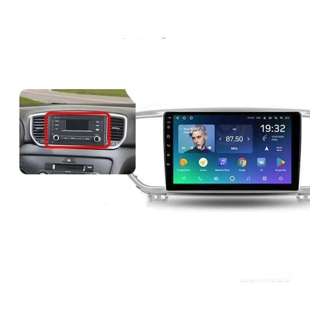 Car Dealz Premium Advanced 4G Data Model 10.2" Android 12.0 For Kia Sportage 4 QL 2018-2019 In Dash Plus OEM Fascia