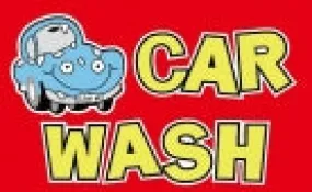 Car Wash flag 5ft x 3ft