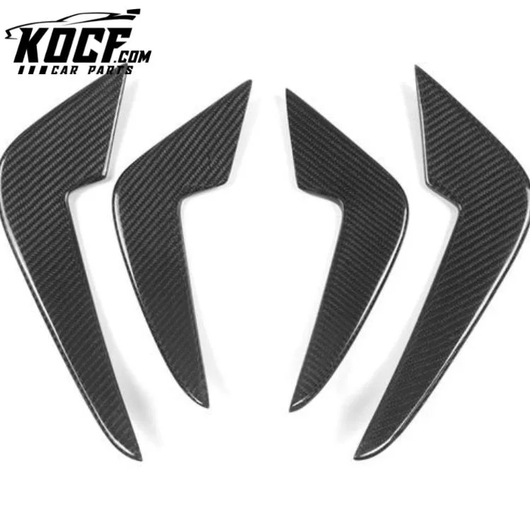 Carbon Fiber Auto Parts Front Bumper Trims Canards For BMW F87 M2