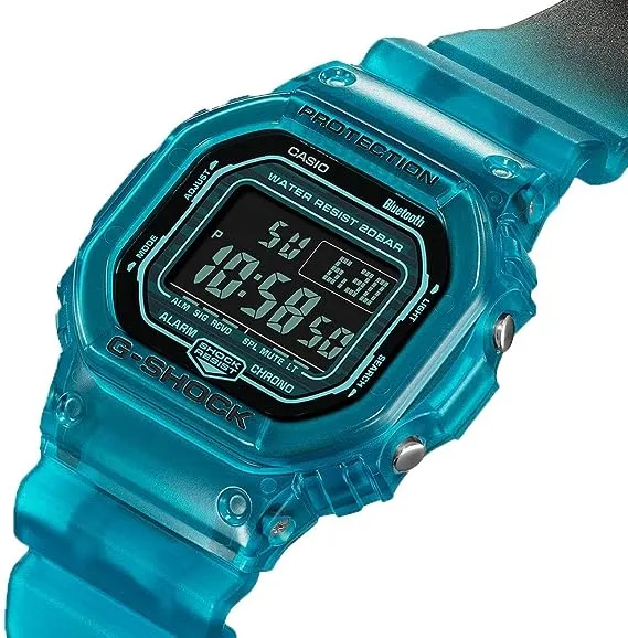 CASIO G-SHOCK 5600 Series Blue Watch #DW-B5600G-2ER