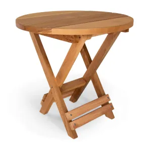 Cedar 20" Folding Andy Table - Handcrafted In Canada With Rot Resistant, Untreated, Western Red Cedar.