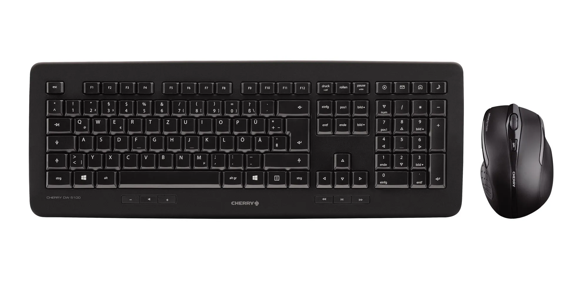 Cherry Dw5100 Wireless Desktop Black Qwertz De