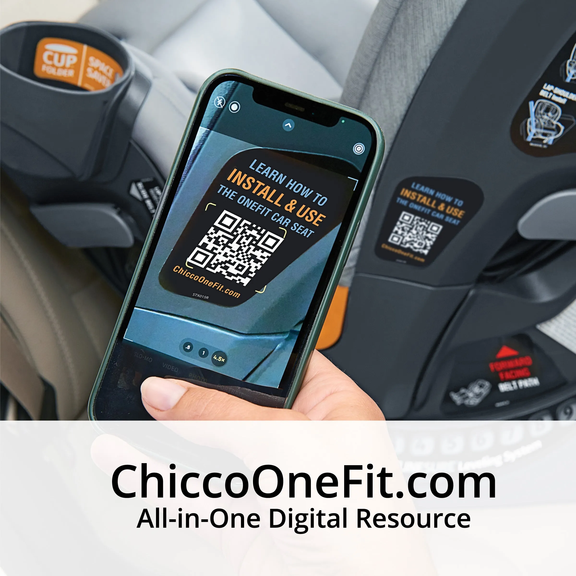 Chicco OneFit ClearTex All-In-One Car Seat