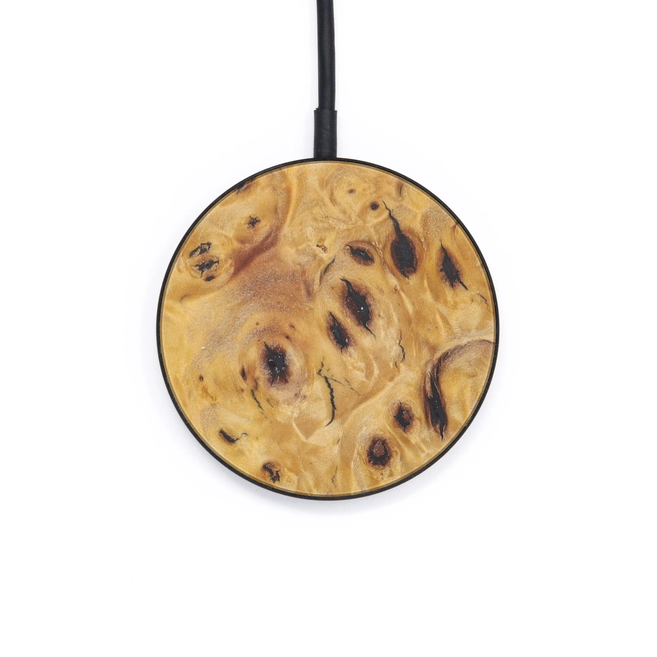 Circle Burl Wood Wireless Charger - Bethina (Buckeye Burl, 599224)