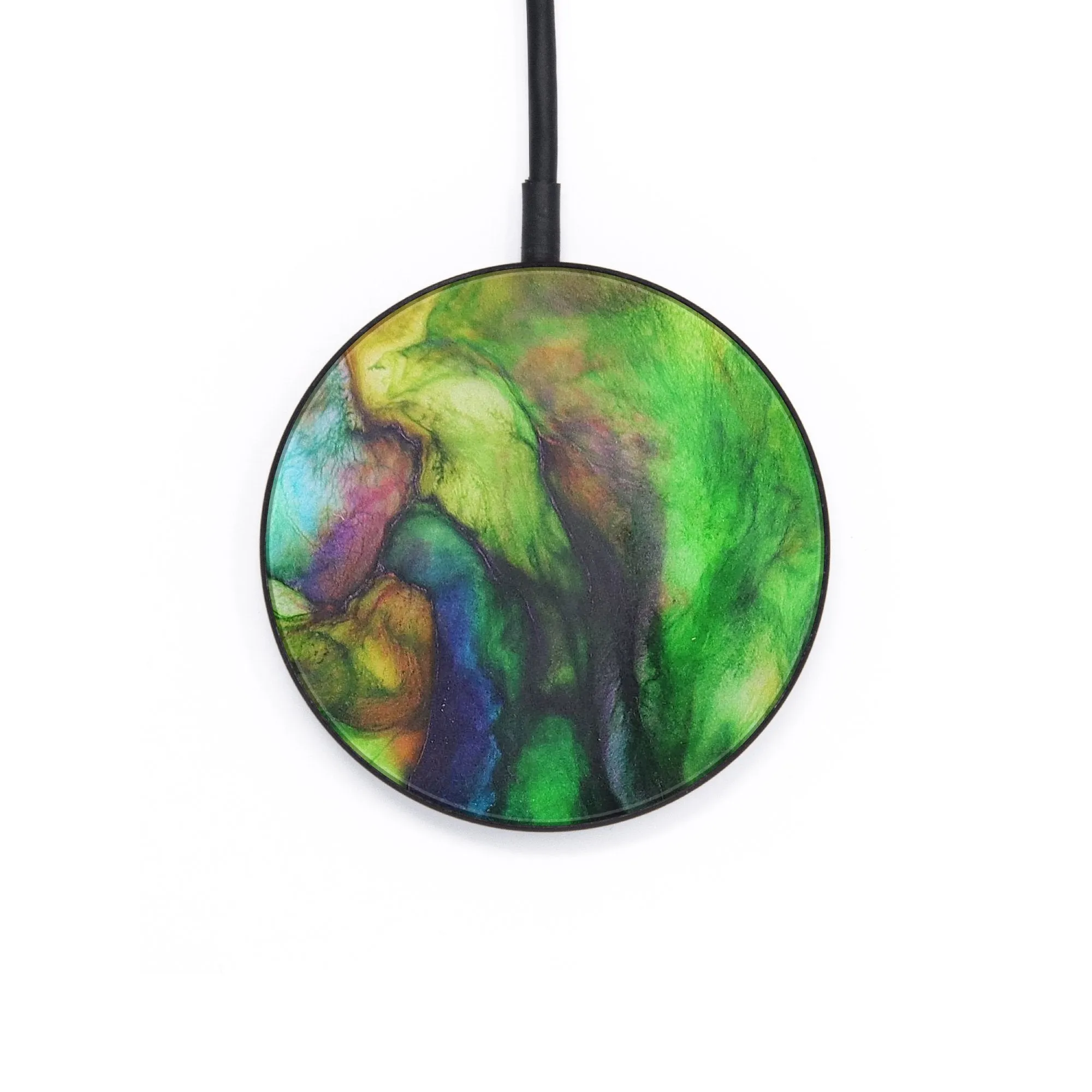 Circle ResinArt Wireless Charger - Brendon (Watercolor, 679625)