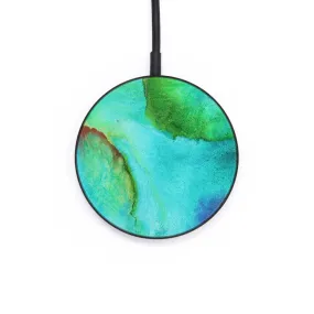 Circle ResinArt Wireless Charger - Olive (Watercolor, 671828)