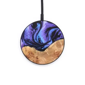 Circle Wood Resin Wireless Charger - Cameron (Purple, 629335)