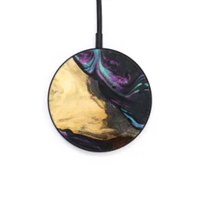 Circle Wood Resin Wireless Charger - Cayden (Purple, 636866)