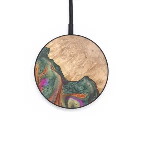 Circle Wood Resin Wireless Charger - Chase (Green, 684582)