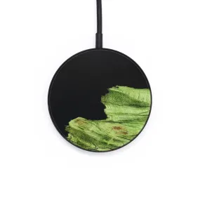 Circle Wood Resin Wireless Charger - Claire (Pure Black, 677081)