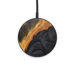 Circle Wood Resin Wireless Charger - Damon (Black & White, 626700)